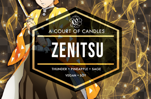 Zenitsu - Demon Slayer - Soy Candle