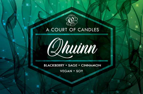 Qhuinn - Soy Wax Candle - Black Dagger Brotherhood