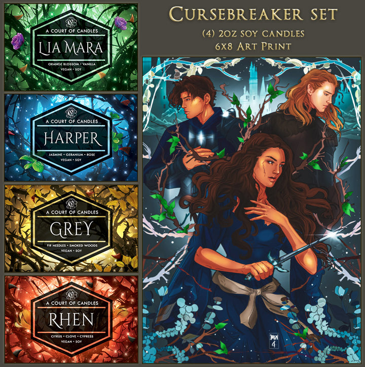 Rhen - Cursebreaker Series - Soy Candle