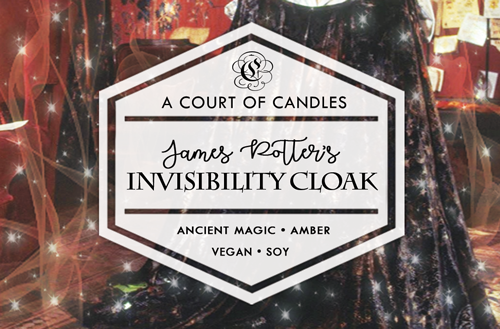 James Potter's Invisibility Cloak - Soy Candle