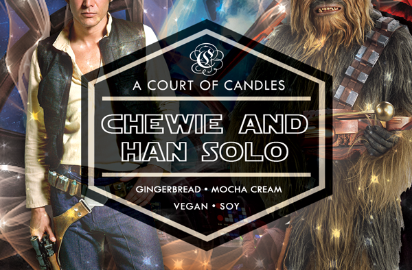 Chewie and Han Solo - Star Wars - Soy Candle