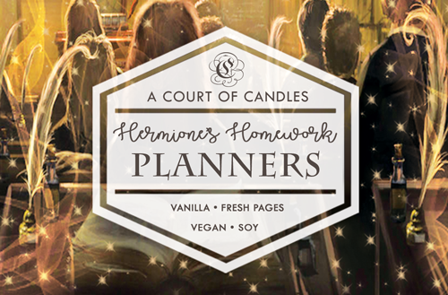 Hermione's Homework Planners - Soy Candle