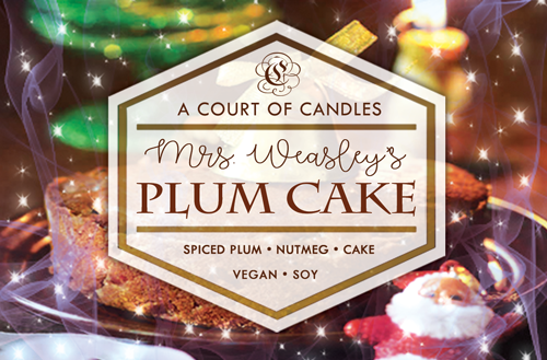 Mrs. Weasley's Plum Cake - Soy Candle