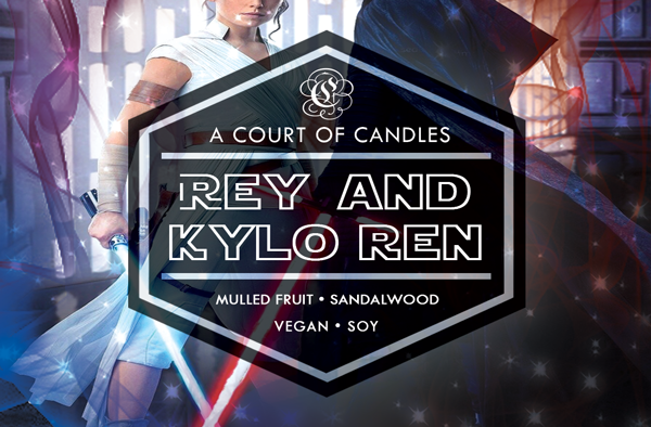 Rey and Kylo Ren - Star Wars - Soy Candle