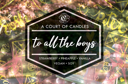 To all the boys - Soy Candle