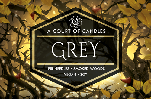 Grey - Cursebreaker Series - Soy Candle