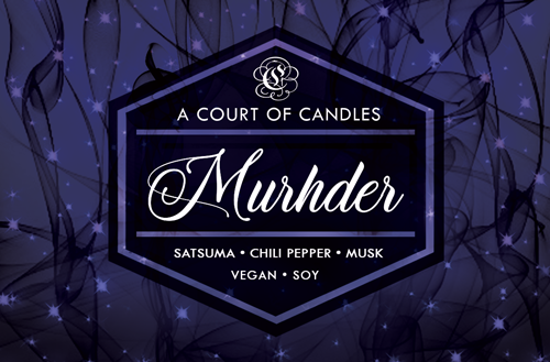Murhder - Soy Wax Candle - Black Dagger Brotherhood