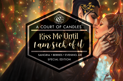 Kiss Me Until I am Sick of It - Classic Design - Soy Candle