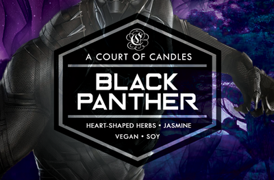 Black Panther - Marvel Inspired - Soy Candle