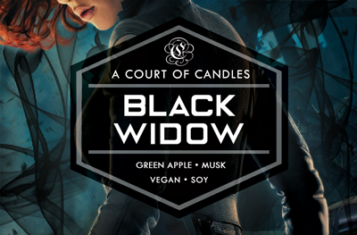 Black Widow - Marvel Inspired - Soy Candle