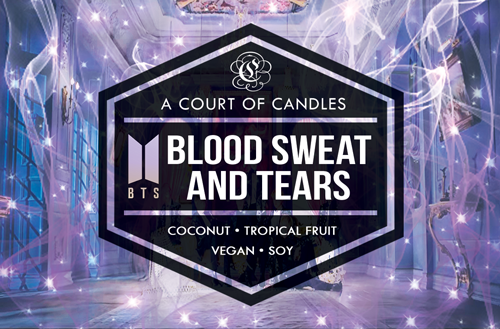 BLOOD SWEAT AND TEARS [BTS]  - Soy Candle