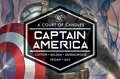 Captain America - Marvel Inspired - Soy Candle