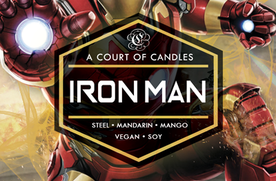 Iron Man - Marvel Inspired - Soy Candle